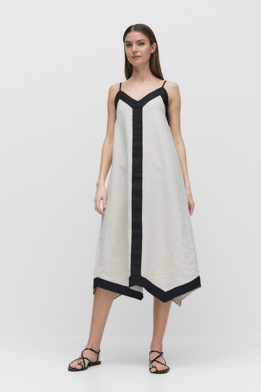 Rigittaiw strap dres HAZE MELANGE